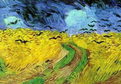 <b>Wheat Field Under Threatening Skies</b> - 1890 (260 Kb); Oil on canvas, 50.5 x 100.5 cm; Vincent van Gogh Museum, Amsterdam